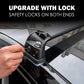 Model 3/Y/Highland 3 Lockable Roof Rack Aluminum Cargo Cross Bars (Set of 2)