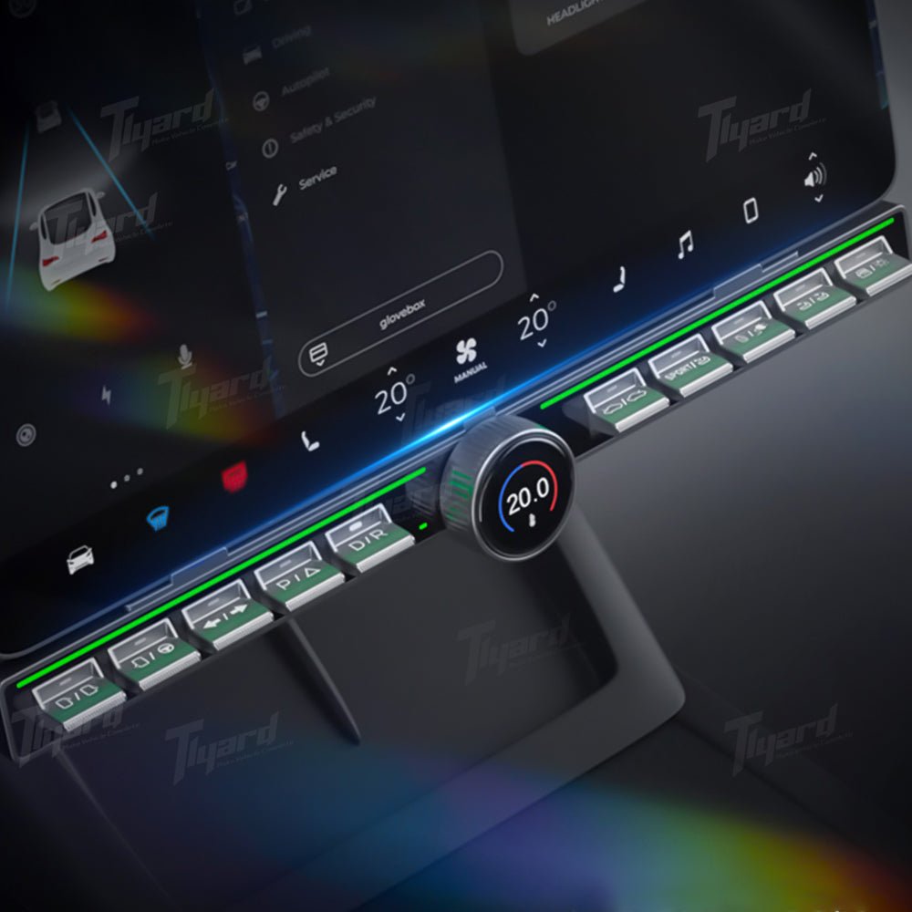Model 3/Y/Highland Multi - function Intelligent Control Physical & Rotating Buttons