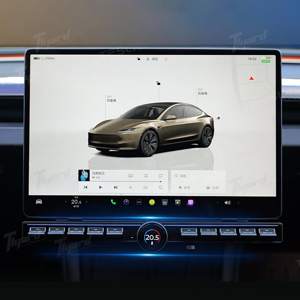 Model 3/Y/Highland Multi - function Intelligent Control Physical & Rotating Buttons