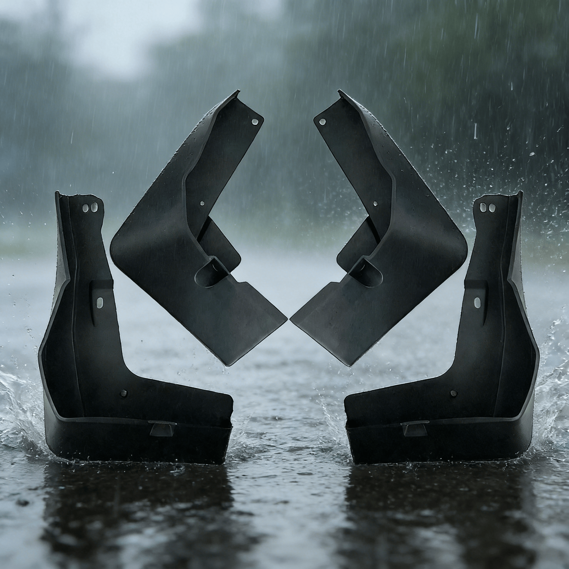 Molded Mud Flaps | 2019–2025 Toyota RAV4 Front Rear Splash Guards
