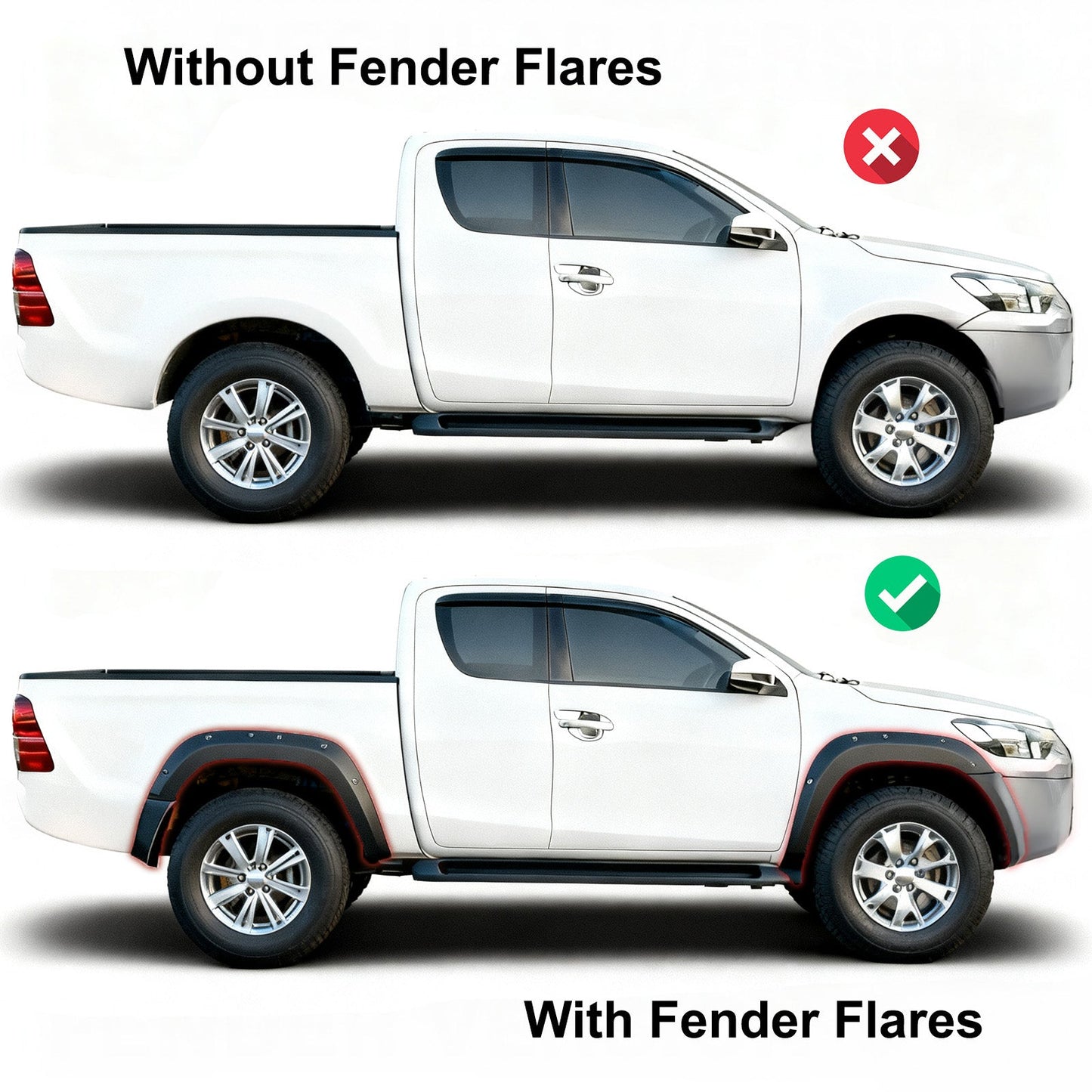 Molded Mud Flaps | 2019–2025 Toyota RAV4 Front Rear Splash Guards
