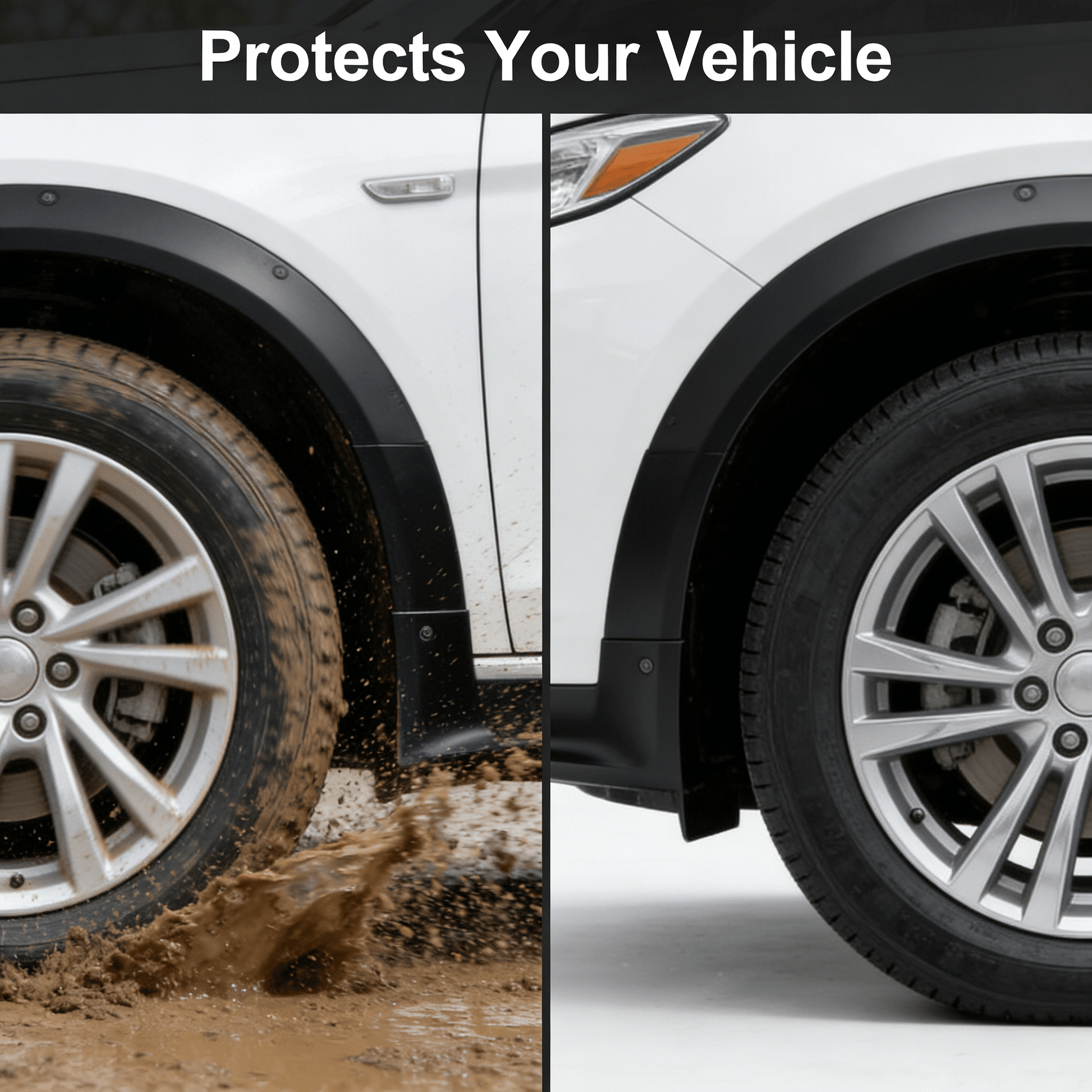 Molded Mud Flaps | 2019–2025 Toyota RAV4 Front Rear Splash Guards