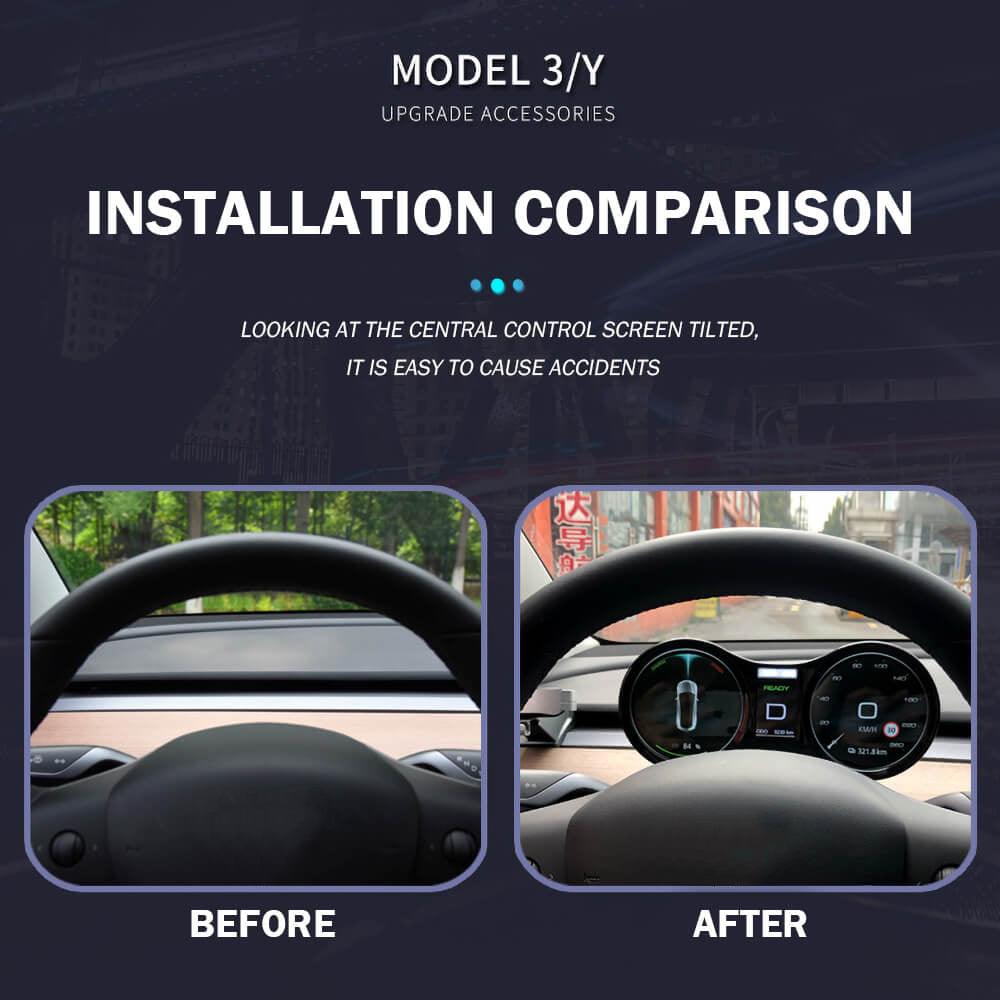 Multi - function Dashboard With Smart LCD Screen For Model 3/ Y
