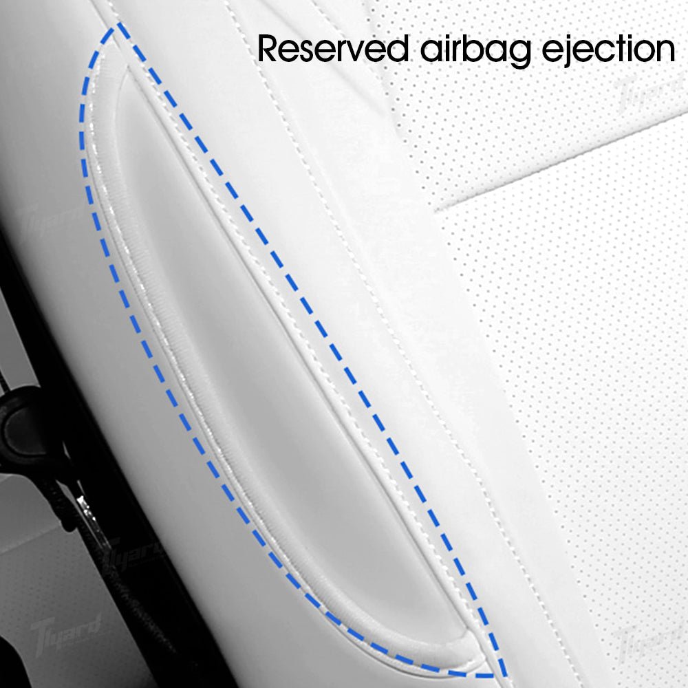 Nappa Leather Seat Covers Sets For Tesla Model 3 & Y 2017 - 2024 Model 3 Highland