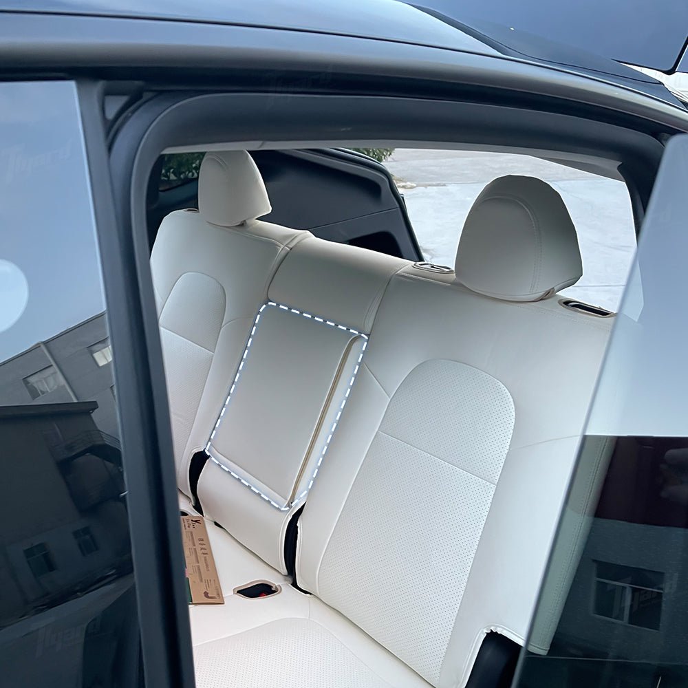 Nappa Leather Seat Covers Sets For Tesla Model 3 & Y 2017 - 2024 Model 3 Highland