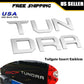 NEW 2014 - 2019 Toyota TUNDRA 3D Silver/gray Chrome Tailgate
