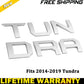 NEW 2014 - 2019 Toyota TUNDRA 3D Silver/gray Chrome Tailgate
