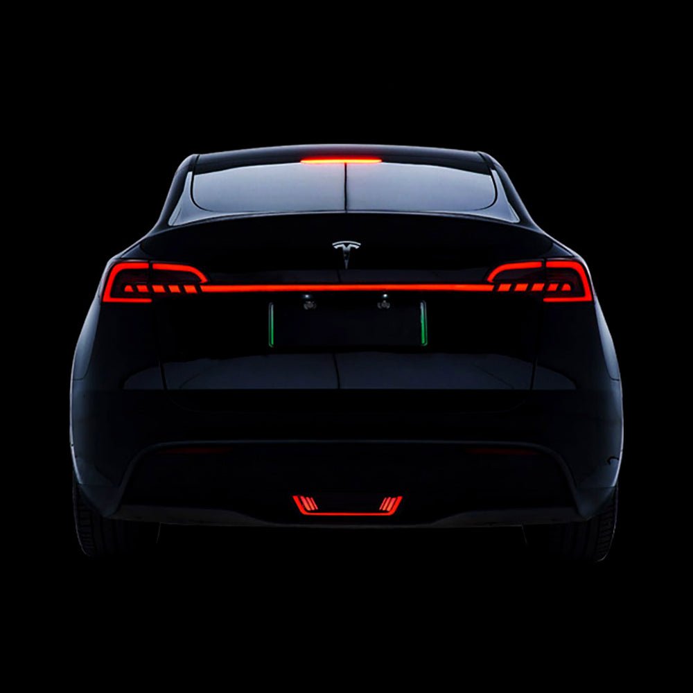 Newest Full - Width Strip Through Shape Tail Lights For Model 3 & Y