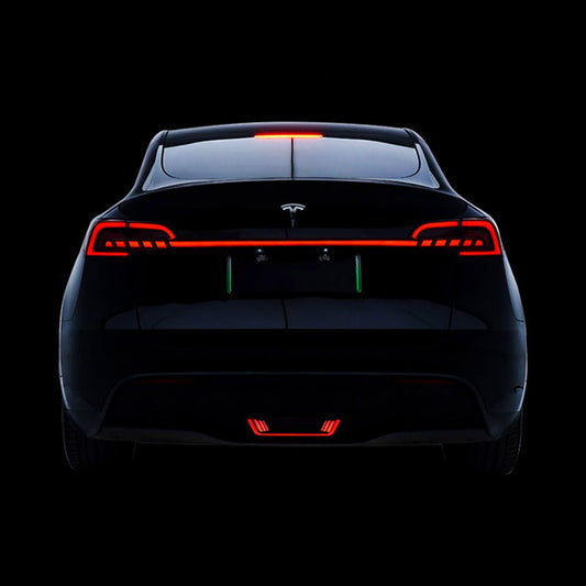Newest Full - Width Strip Through Shape Tail Lights For Model 3 & Y