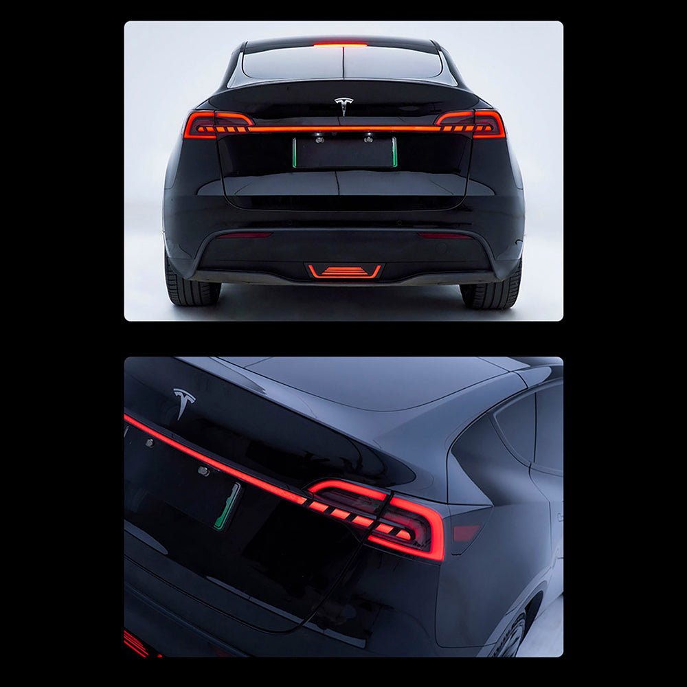 Newest Full - Width Strip Through Shape Tail Lights For Model 3 & Y
