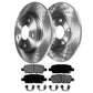 Nissan Altima 2002 - 2020 Rear Disc Brake Rotors & Ceramic Brake Pads Kit