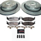 Power Stop Rear Brake Kit For 2007 2008 2009 Chrysler Aspen 2004 2005 2006 2007 2008 2009 Dodge Durango - Truck & Tow Carbon Fiber Ceramic Brake Pads & Drilled and Slotted Rotors Replacement, K2172 - 36
