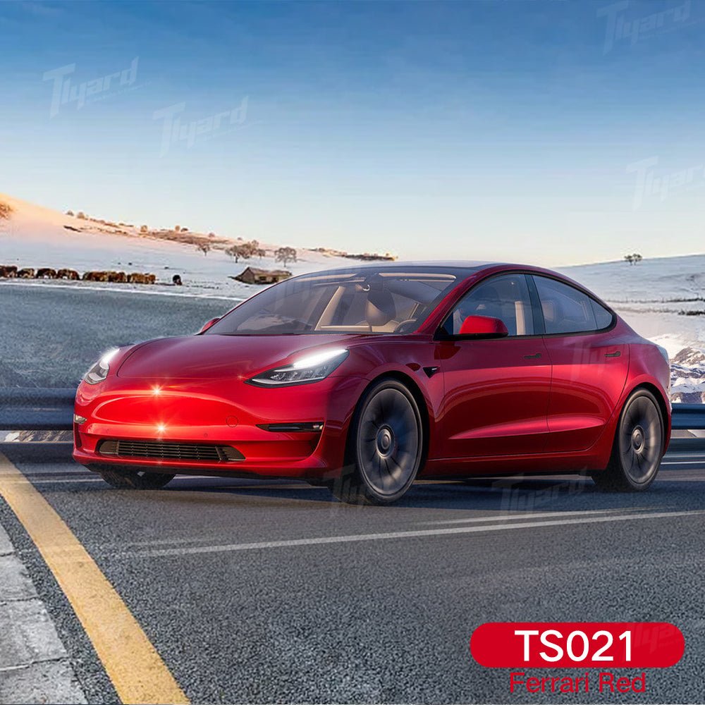 Premium 2017 - 2023 Tesla Model 3 DIY Color PPF Pre - cut Full Body Protection Kit | Tlyard
