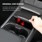 Real Carbon Fiber Center Console Cover + Door Handles For Model 3 & Y