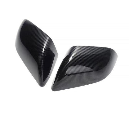Real Carbon Fiber Mirror Overlays (1 pair) For Model 3 & Y Highland