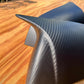 Real Carbon Fiber Rearview Mirror Cover Overlay For Model 3 & Y Highland Ox Horn Style