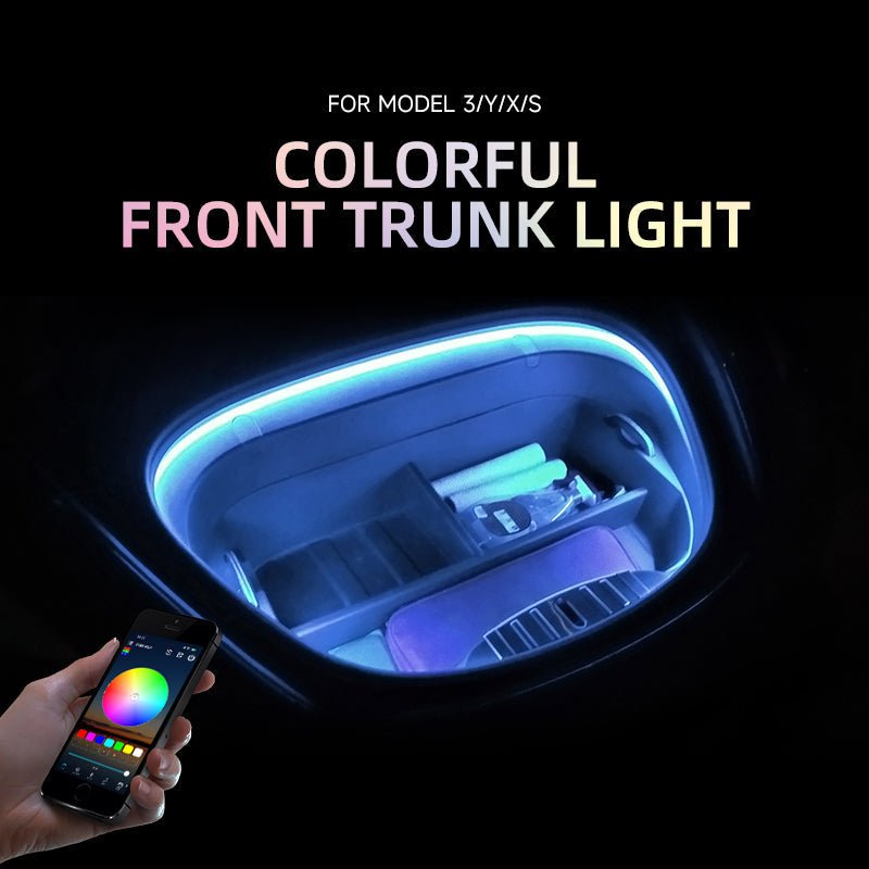 RGB 7 - Color Ambient Light for Tesla Model 3/Y/X/S/3 Highland/Y Juniper Frunk