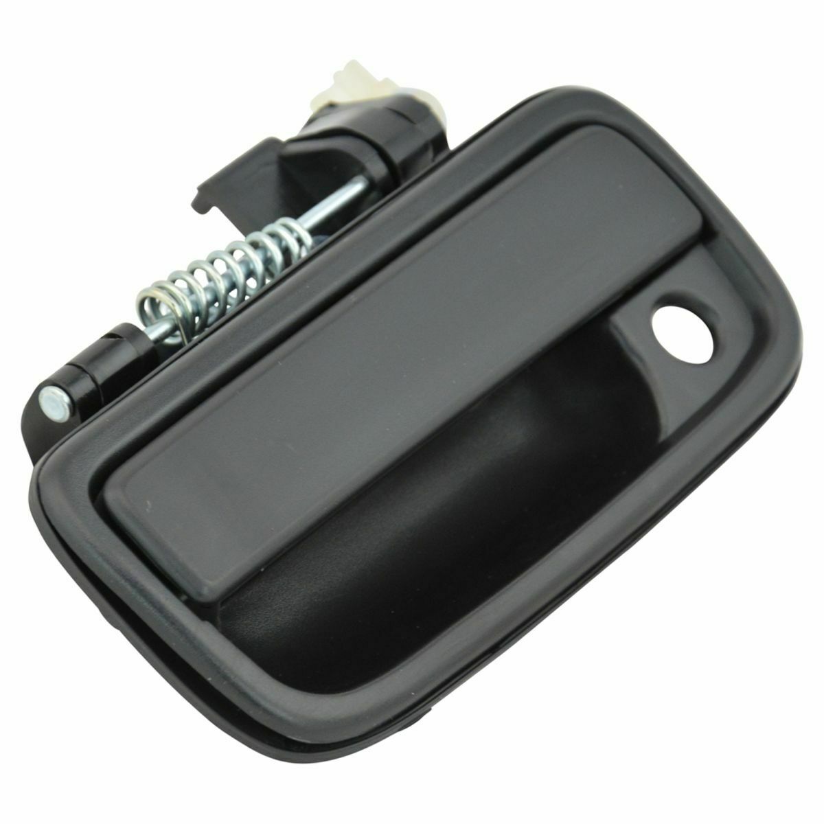 Set Of 2 Exterior Front Textured Black Door Handle For