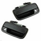 Set Of 2 Exterior Front Textured Black Door Handle For