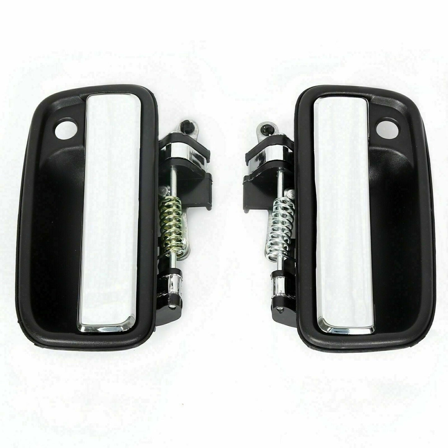 Set Of 2 Front Outside Chrome Door Handle For 1995 - 04 Toyota