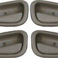 Set Of 8 PCS Exterior &interior Door Handle Black/gray For