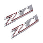 Silverado Z71 Chrome Emblem 2PCS 3D Badge Decal 2019 - 2023