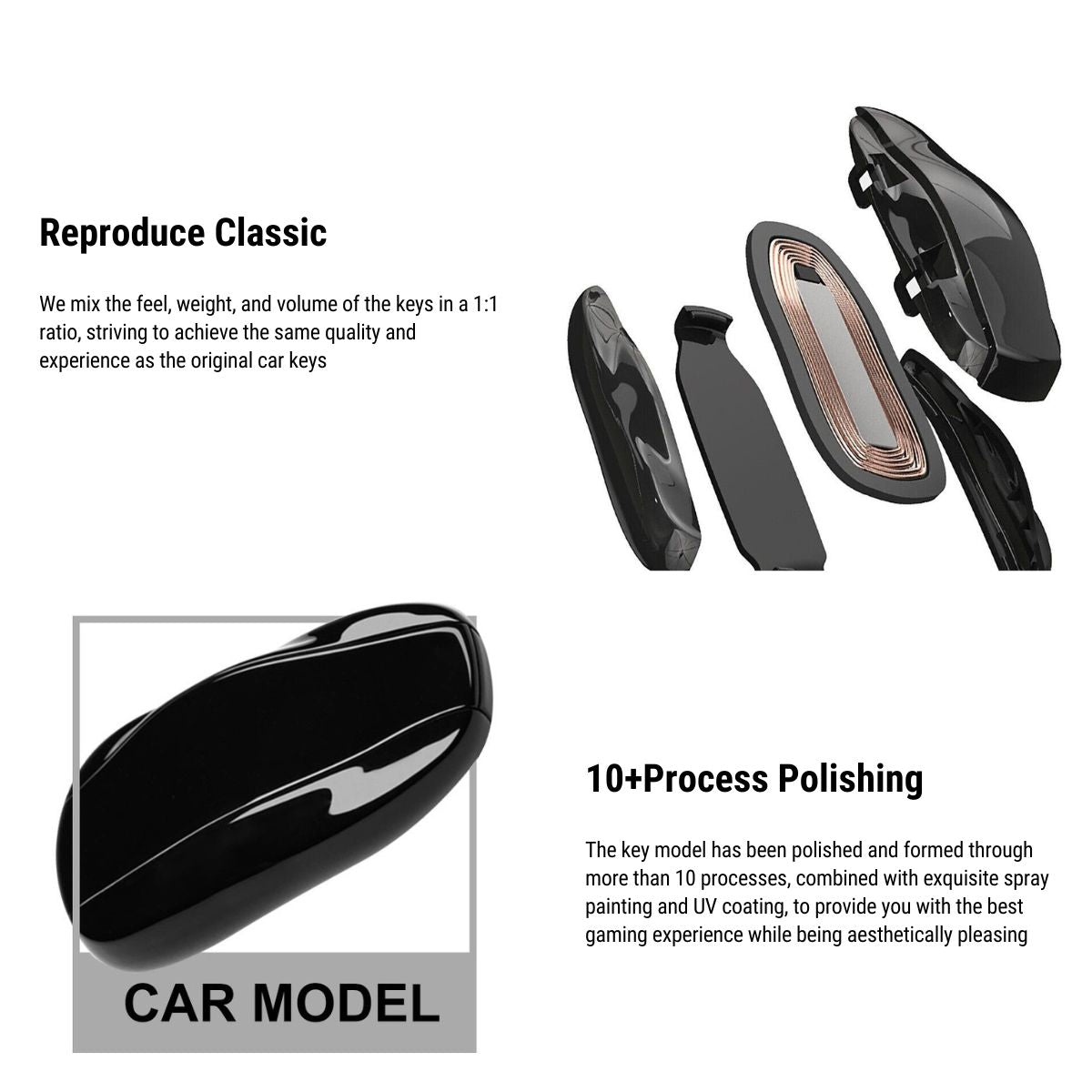 Tesla Key Fob for Model 3/Y (2017 - 2024) – NFC Card Alternative