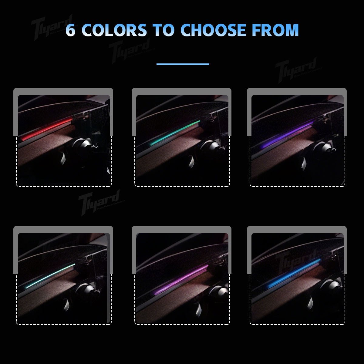 Tesla Model 3/Y/3 Highland/ Y Juniper Smart BSD Ambient Lighting – Dynamic Safety Alerts & Driving Mode Effects | Tlyard