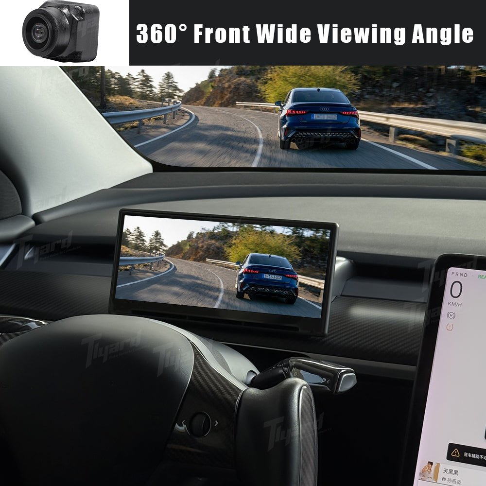 Tesla Model 3/Y/3 Highland/Y Juniper F9 Pro 8.9 - inch Touch Screen Carplay/Android Auto Smart Dashboard with Front Camera | Tlyard