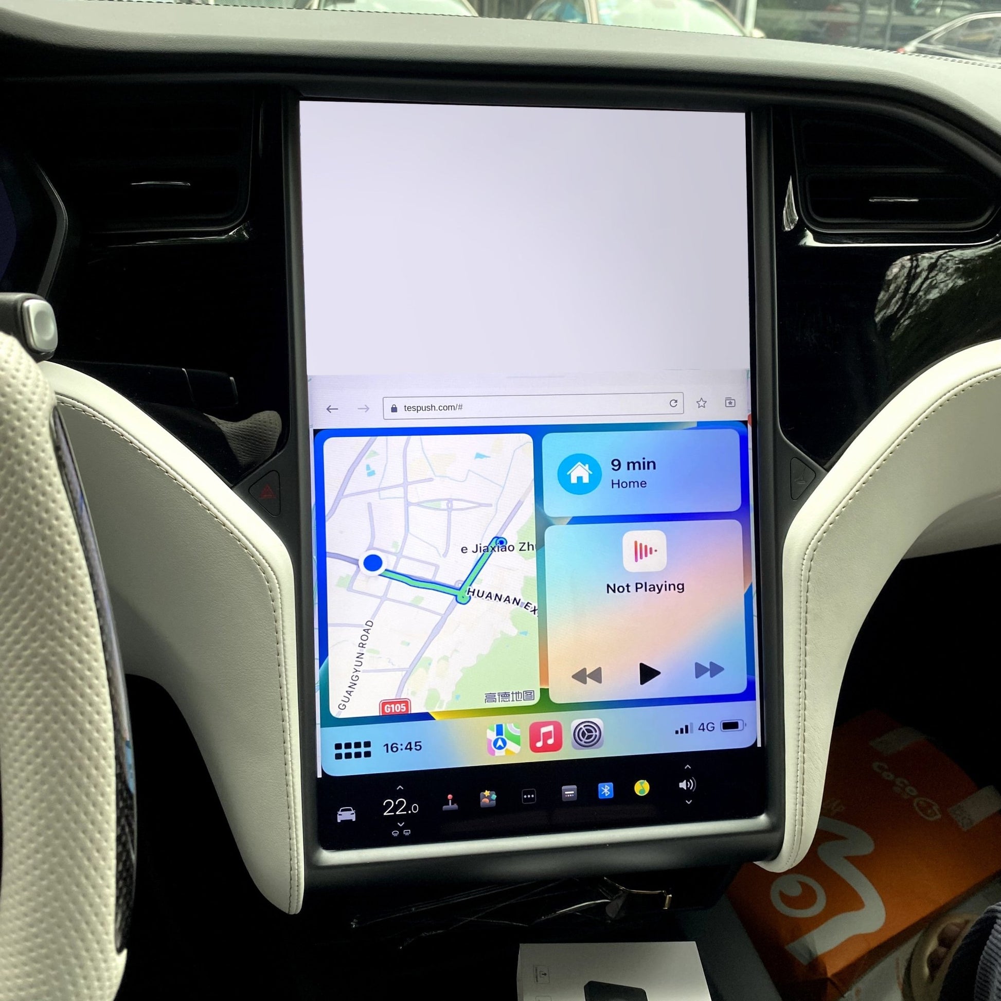Tesla Wireless CarPlay Android Auto Adapter Box 2.4G + 5G Wifi For Model 3 & Y & S & X