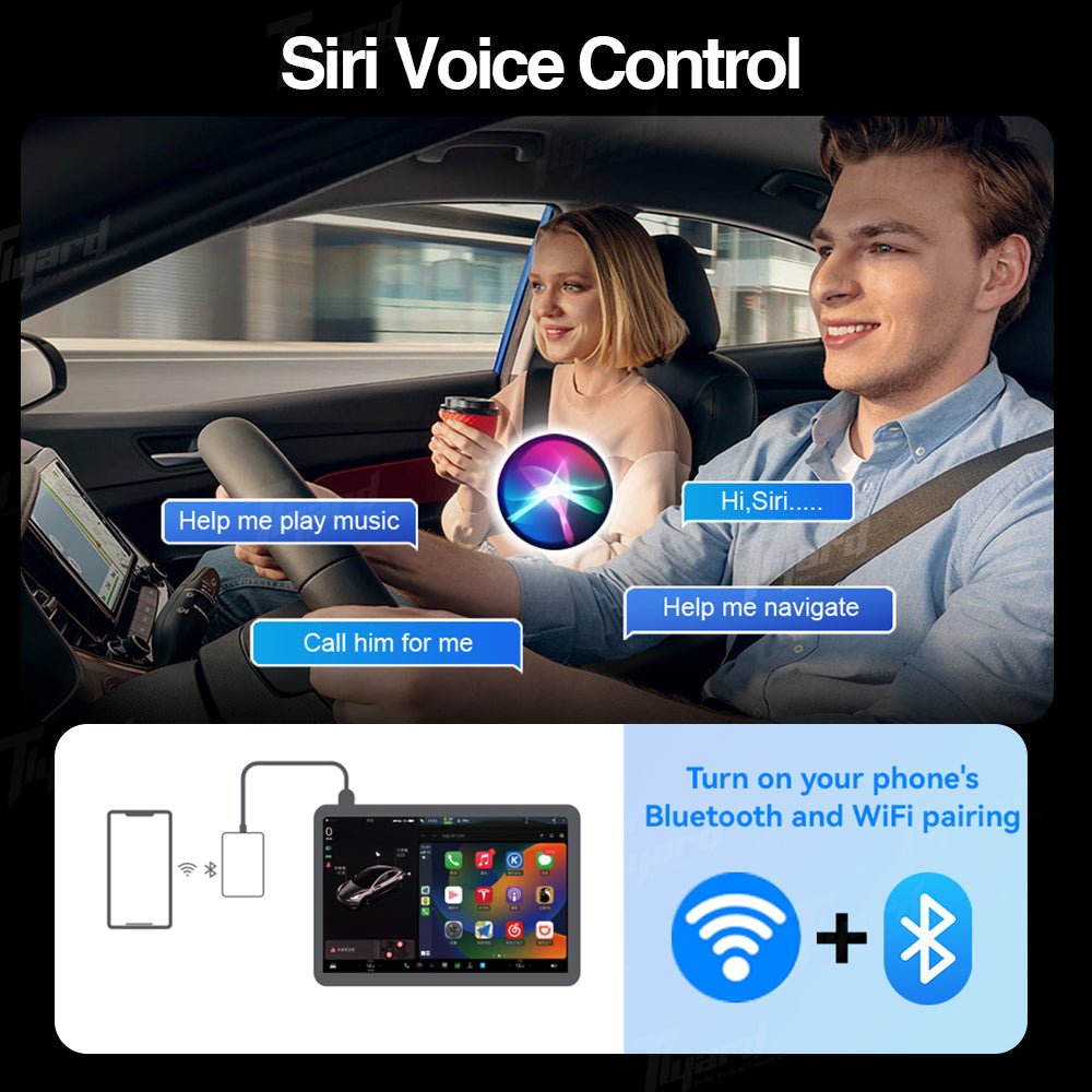 Tesla Zero - delay Carplay & Android Auto Adapter Box Pro AI - Powered Adapter for Model 3/Y