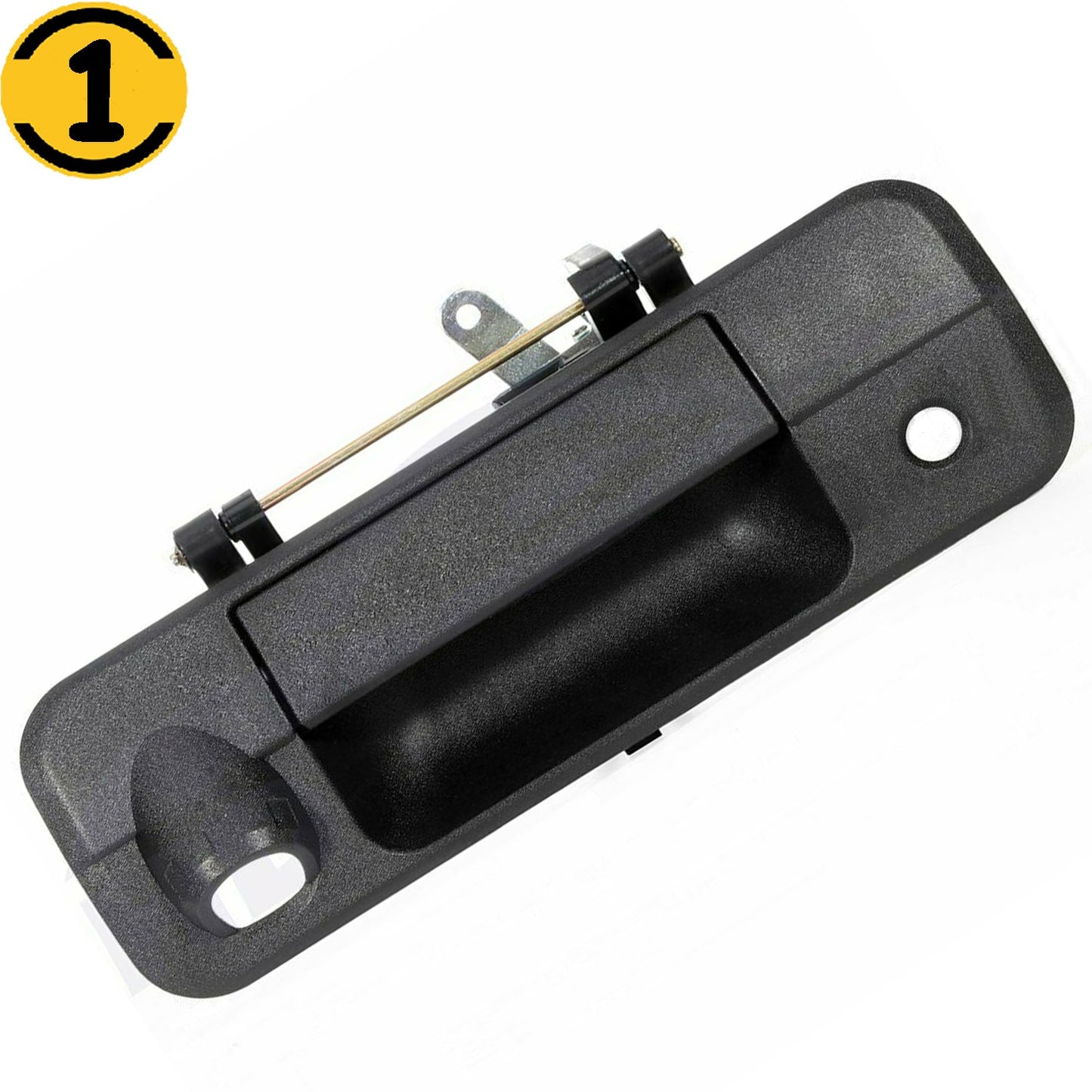 Textured Black Tailgate Handle With Rear Camera Hole Fit
