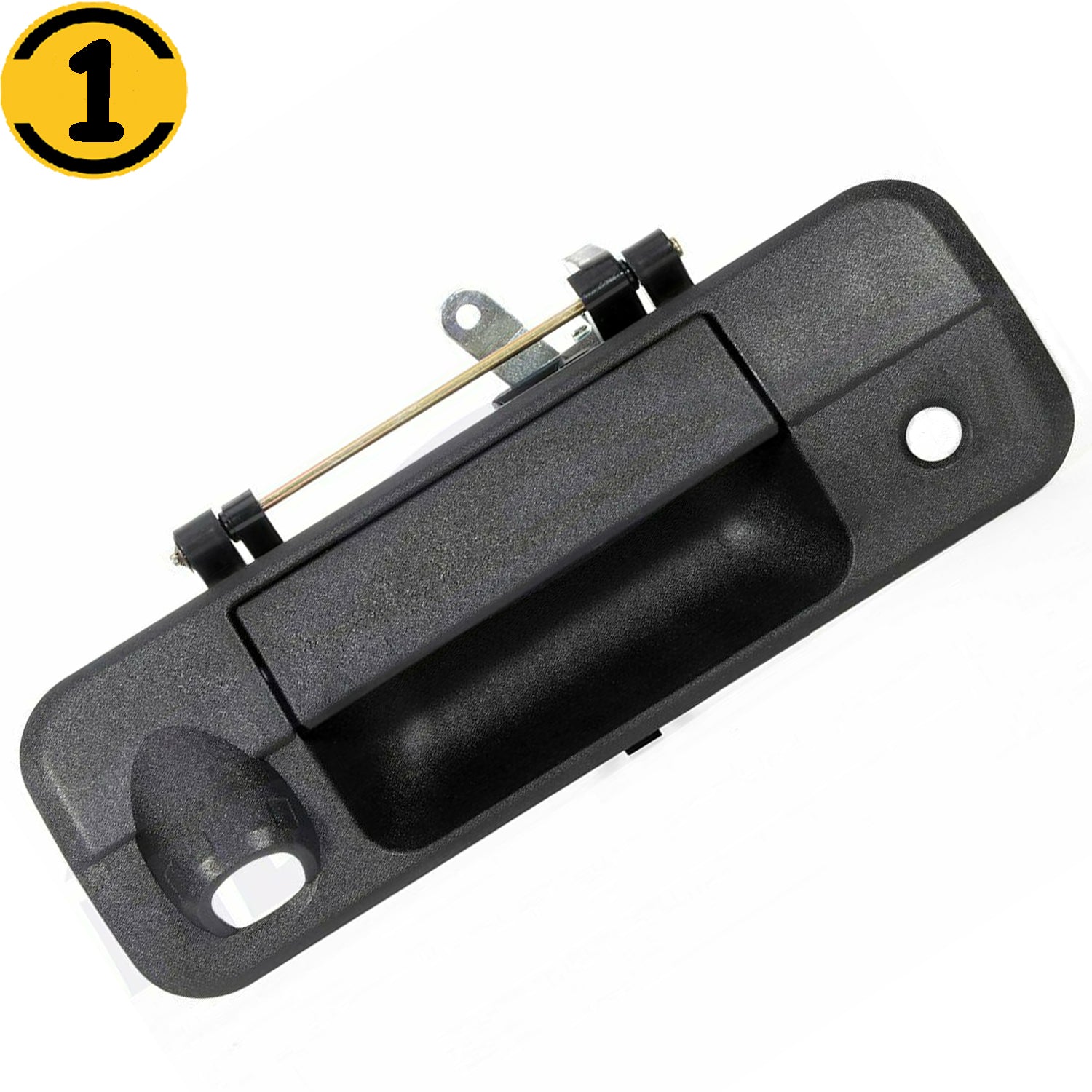 Textured Black Tailgate Handle With Rear Camera Hole Fit