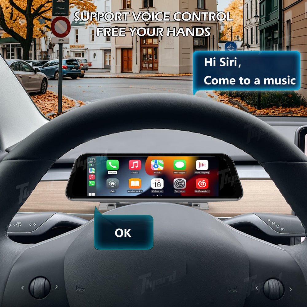 Tlyard T15Pro 9.6 - inch Gen 3 Instrument Cluster Touchscreen Head Up Display for Model 3/3 Highland & Model Y/2026 Model Y Juniper