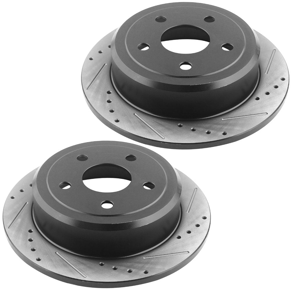 TOYOTA 4Runner Brake Rotor Kits 1995–2002 BRR12067067BK - D1274CF