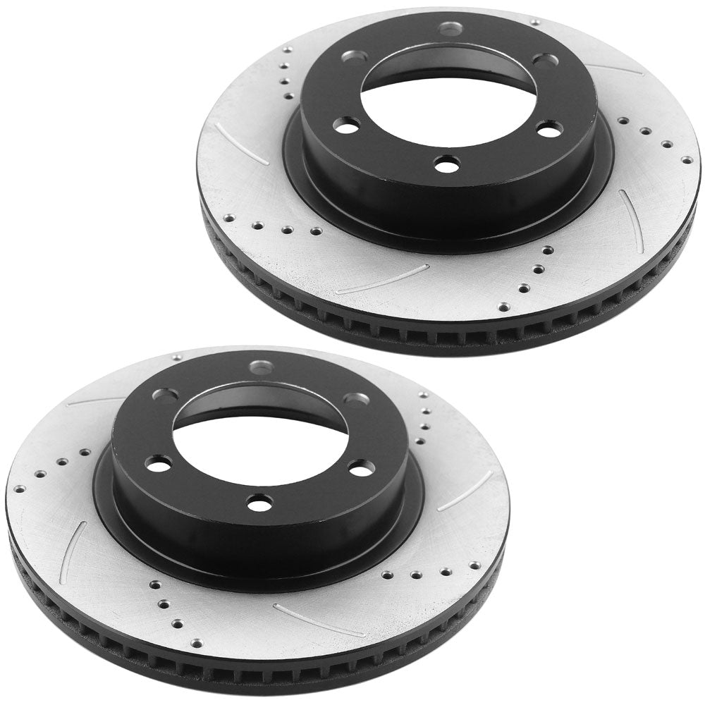 TOYOTA 4Runner Brake Rotor Kits 2003–2021 – Front BRF12044129BK - D976CF