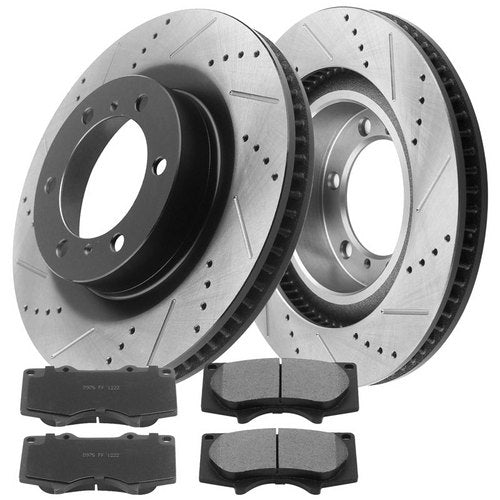 Toyota 4Runner Brake Rotor Kits 2010–2020 – Front BRF12044174BK - D976