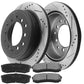 TOYOTA 4Runner Brake Rotor Kits 2010–2021 – Rear BRR12044175BK - D606CF