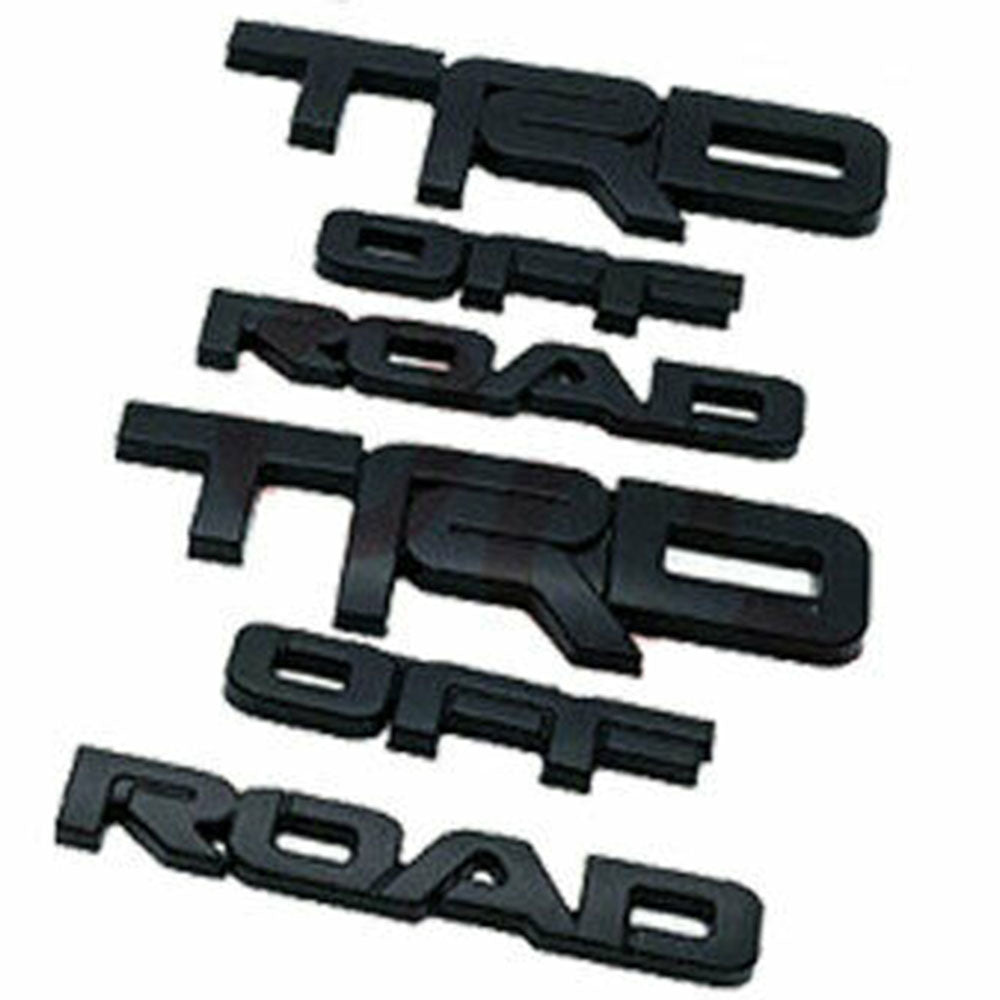 Toyota 4runner Trd Off Road Emblem Kit Blackout Overlay