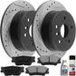 TOYOTA Avalon Brake Rotor Kits 2007–2012 – Rear BRR12044144BK - D1212CF