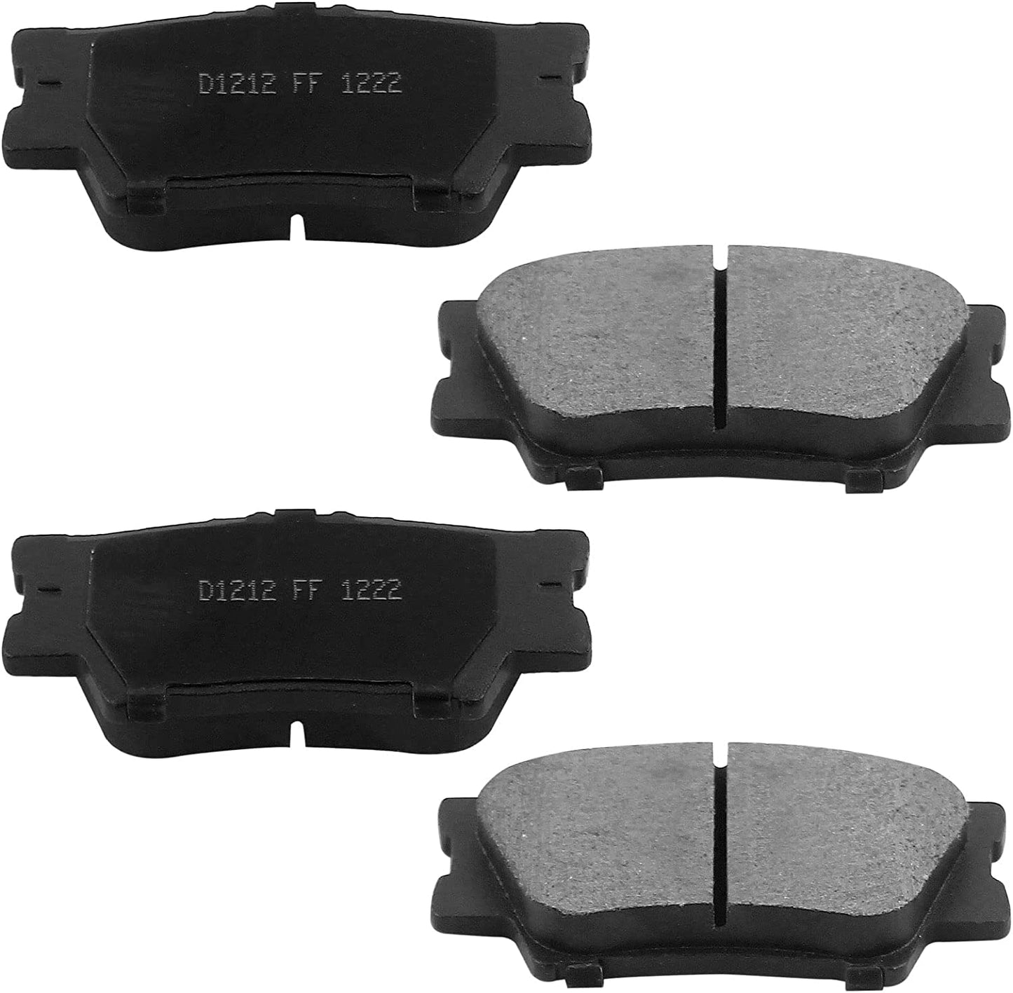 TOYOTA Avalon Brake Rotor Kits 2007–2015 – Rear BRR12044144BK - D1212