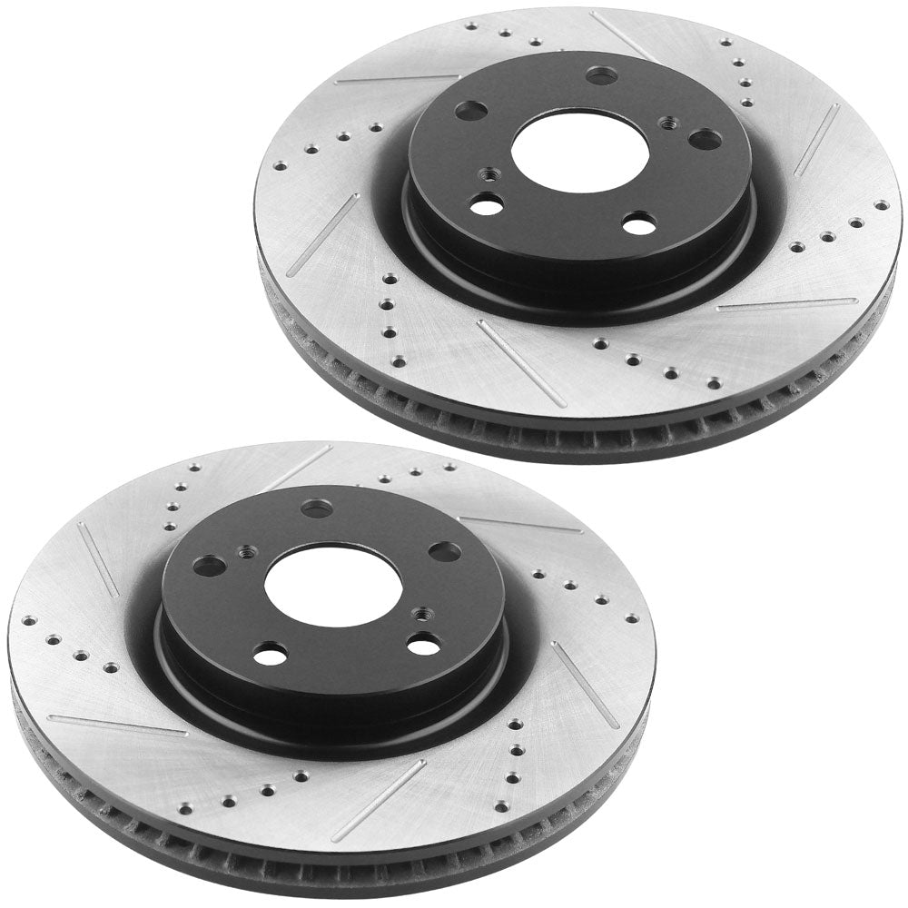 TOYOTA Avalon Brake Rotor Kits 2007–2018 – Front BRF12044146BK - D1293CF