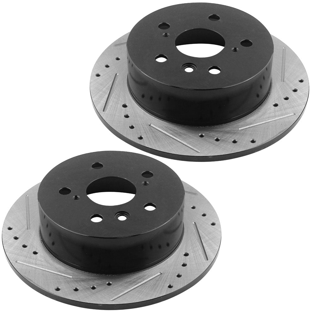 TOYOTA Avalon Brake Rotor Kits 2008–2012 BRR12044144BK - D1212CF