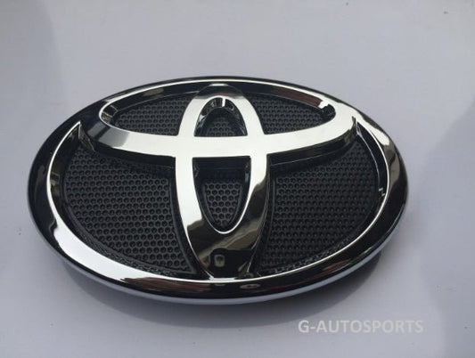 Toyota Camry Hood Grill Emblem Black Chrome Badge 2007 2008