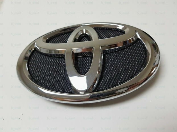 Toyota Camry Hood Grill Emblem Black Chrome Badge 2007 2008