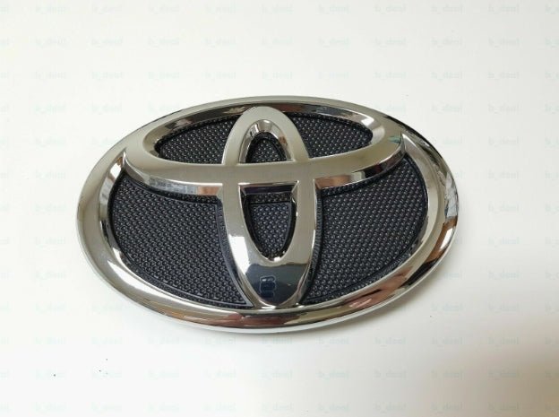 Toyota Camry Hood Grill Emblem Black Chrome Badge 2007 2008