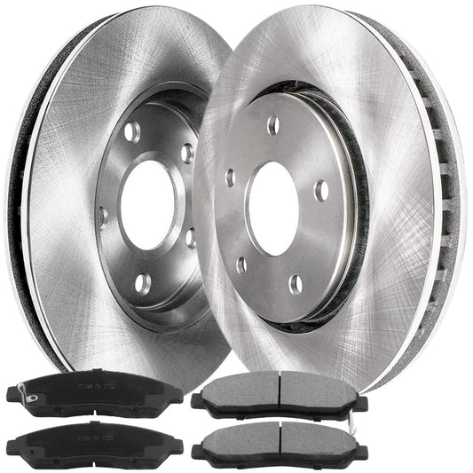 Toyota Corolla 2009 - 2019 Rotor Front Disc Rotors Ceramic Brake Pads Kits