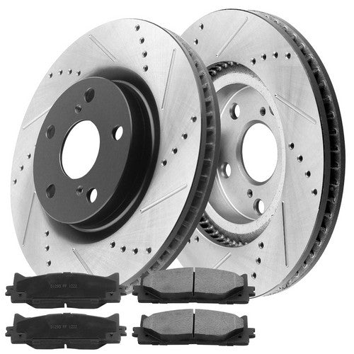 TOYOTA Corolla Brake Rotor Kits 2006–2017 – Front BRF12044146BK - D1210
