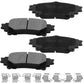 Toyota Highlander Brake Pads 2016 - 2017