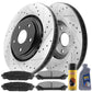 TOYOTA Highlander Brake Rotor Kits 2008–2021 – Front BRF12044158BK - D1324CF